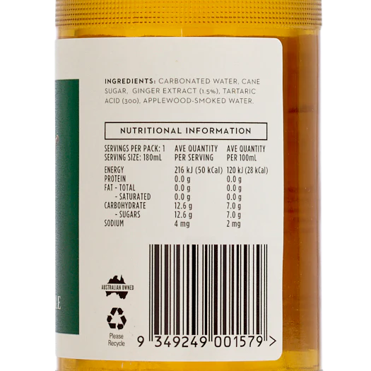 Dry Ginger Ale 180ml x 24 - Image 6