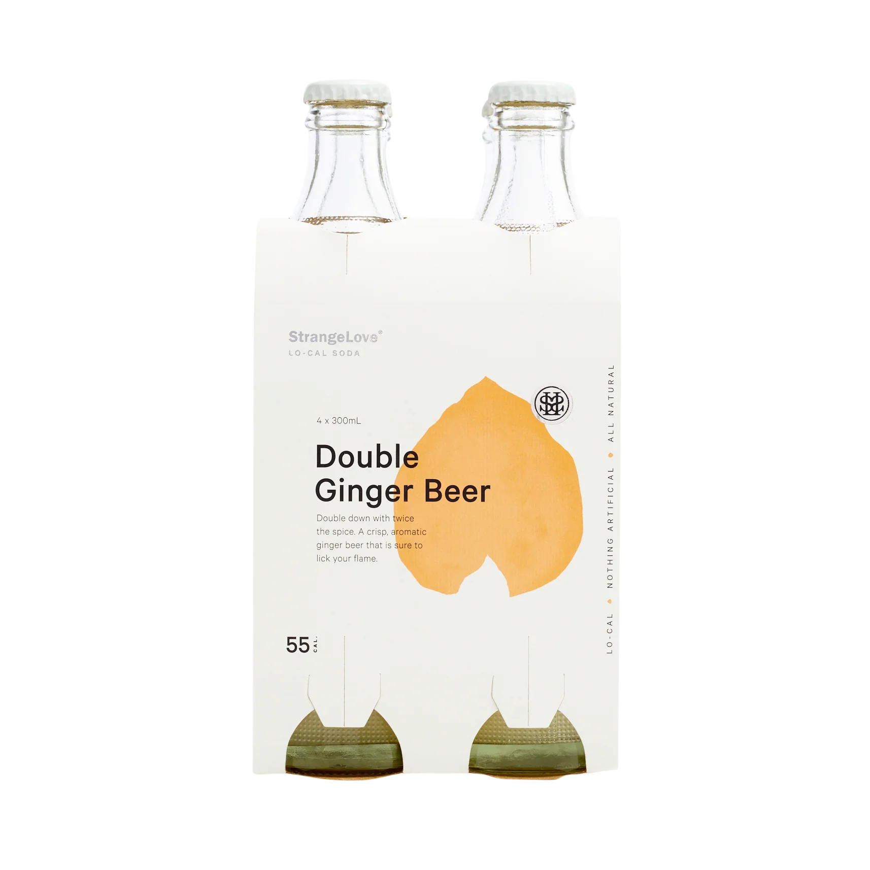 Double Ginger Beer Lo-Cal Soda 300ml x 24 - Image 3