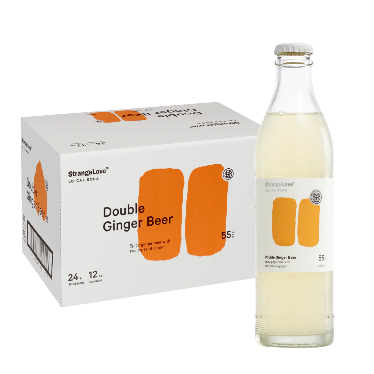 Double Ginger Beer Lo-Cal Soda 300ml x 24 - Image 6