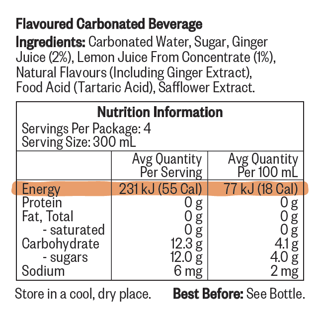 Double Ginger Beer Lo-Cal Soda 300ml x 24 - Image 7