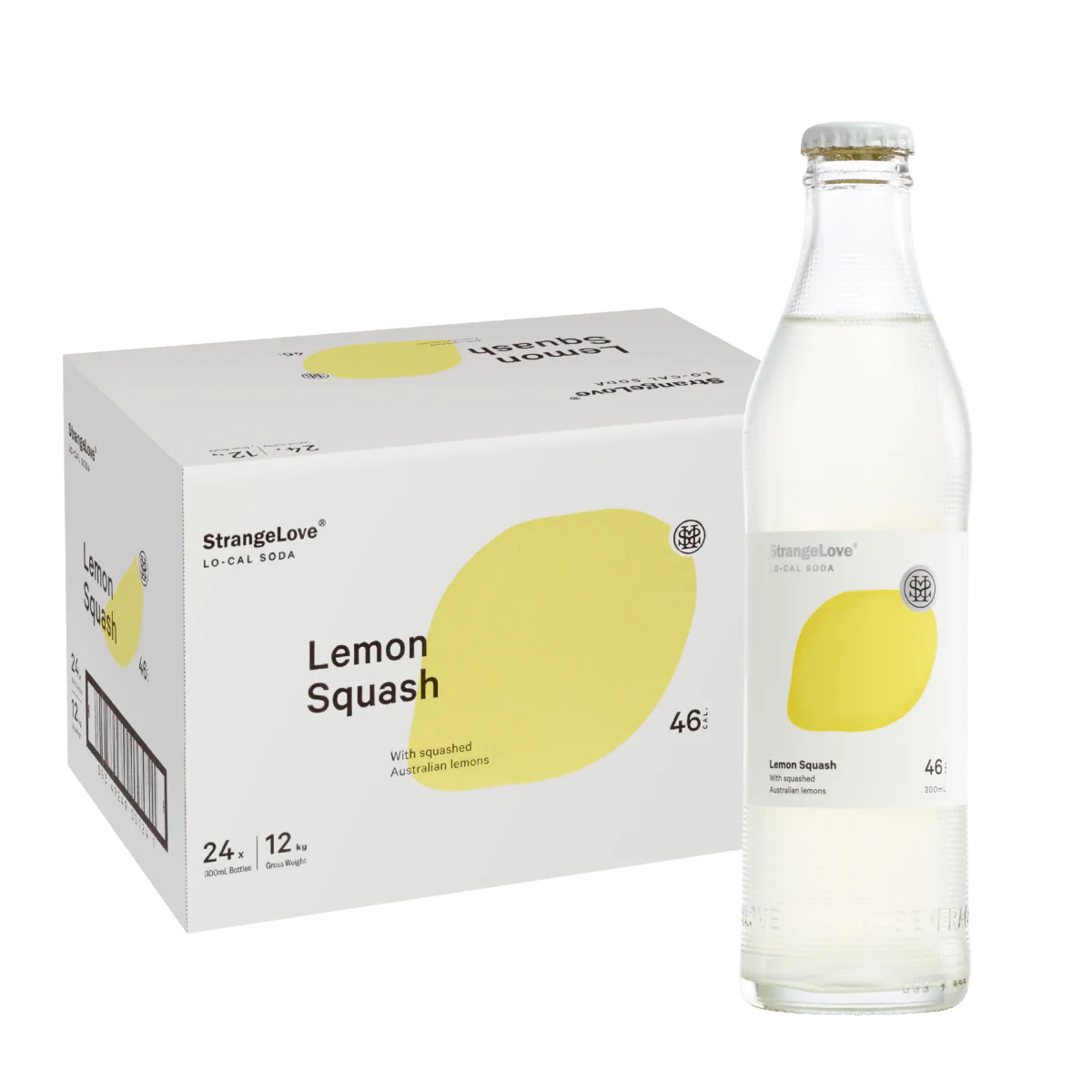 Lemon Squash Lo-Cal Soda 300ml x 24 - Image 8