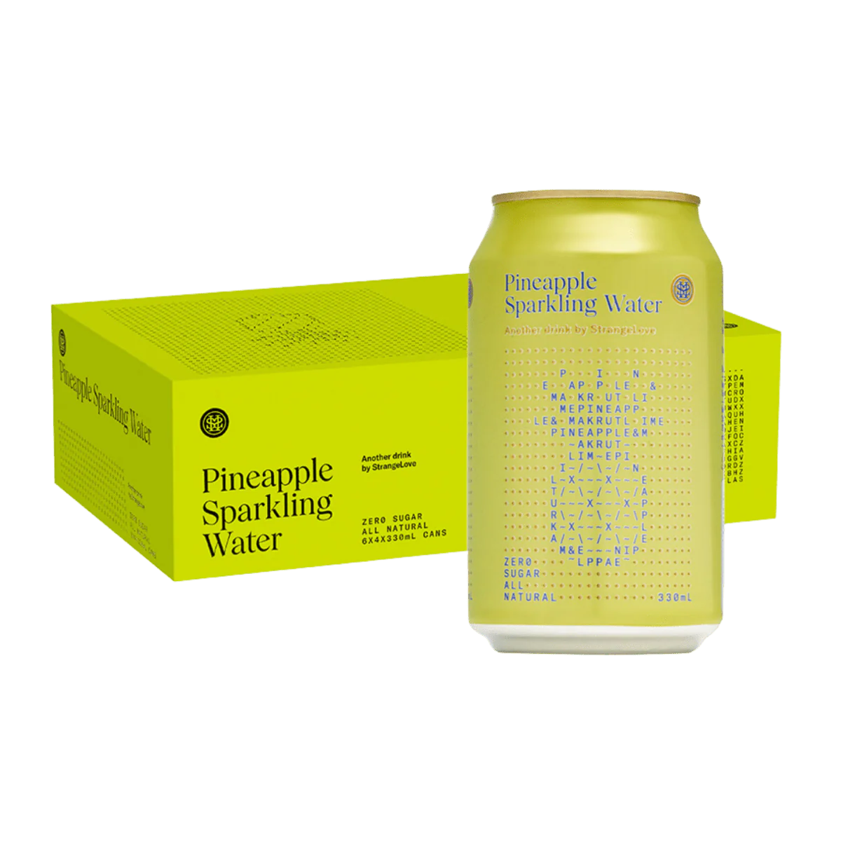 Pineapple Sparkling Water 330ml x 24 - Image 5