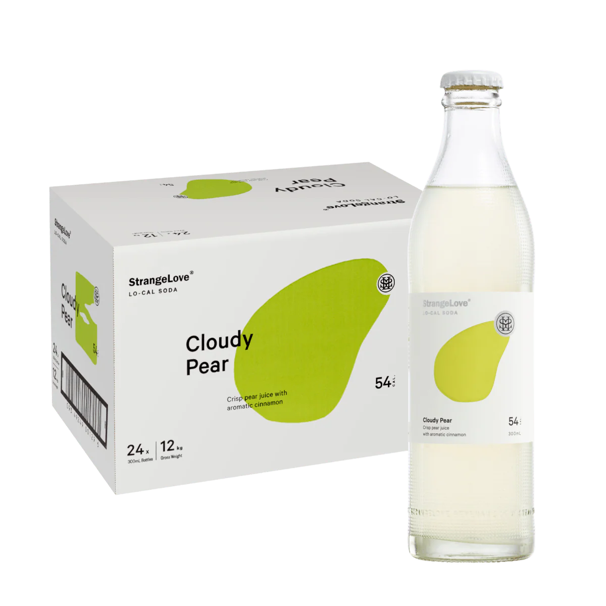 Cloudy Pear & Cinnamon Lo-Cal Soda 300ml x 24 - Image 8