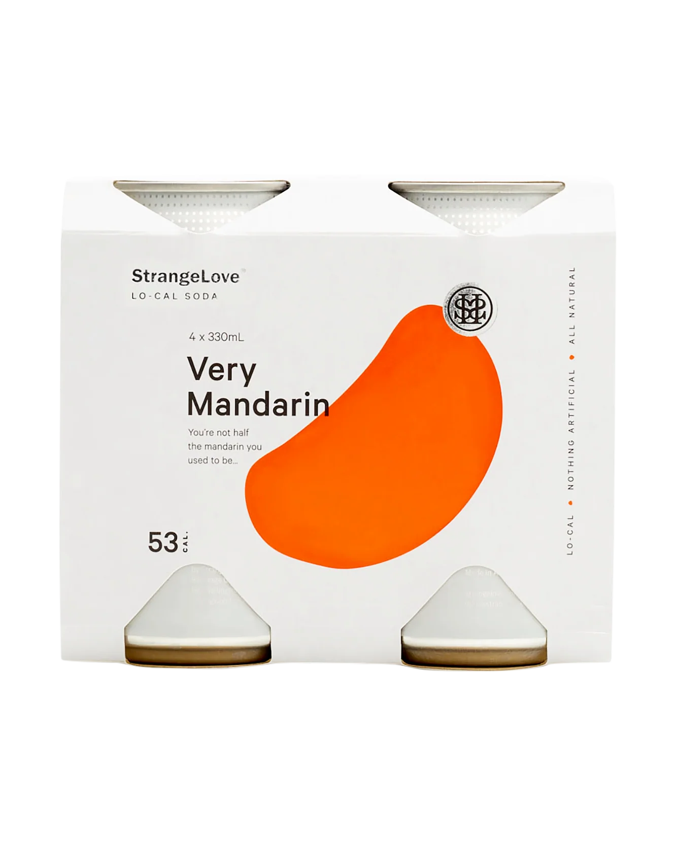 Very Mandarin Lo-Cal Soda 330ml Cans x 24 - Image 3
