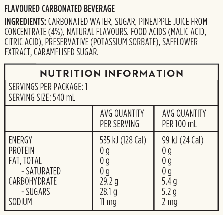 Spiced Pineapple 540ml - Image 3