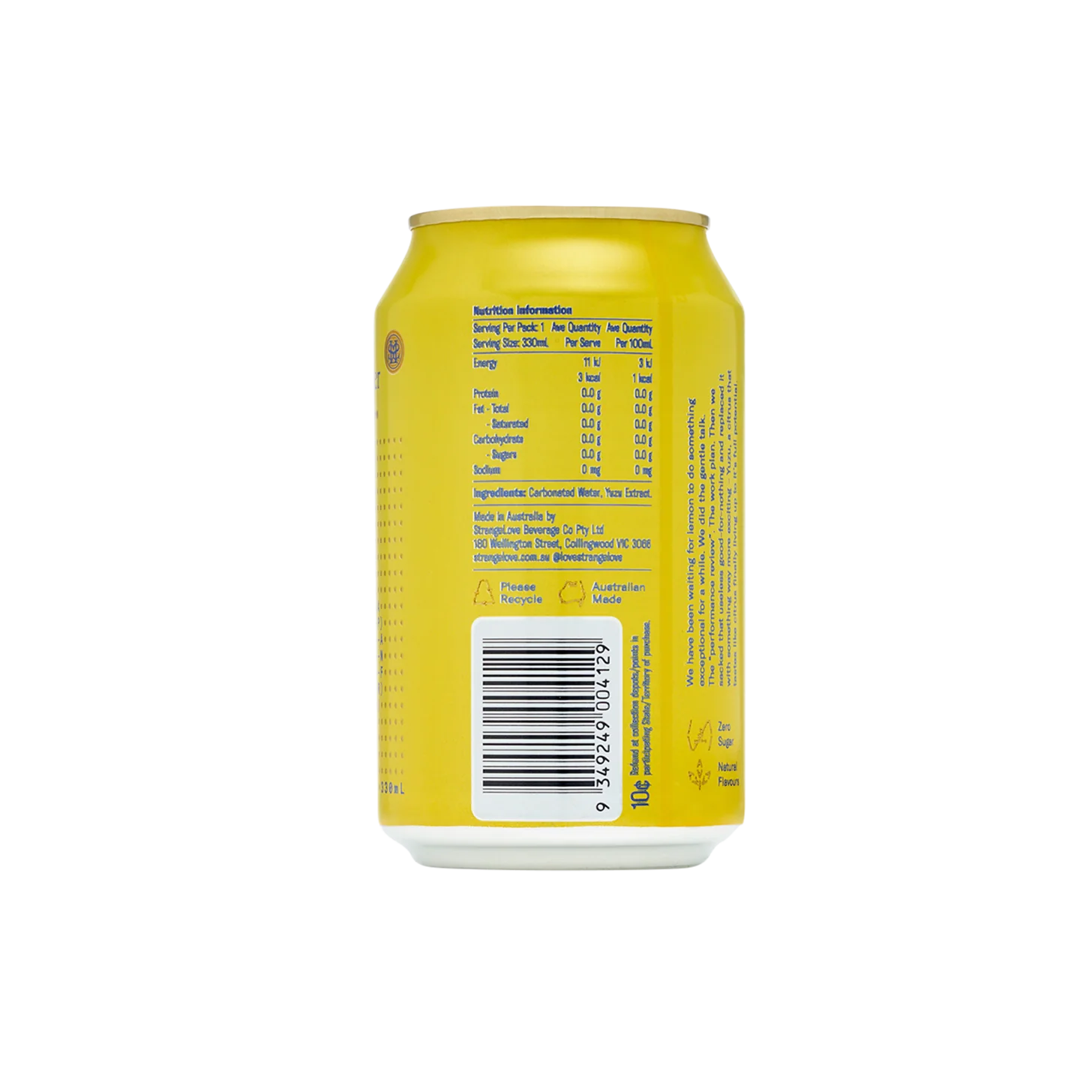 Yuzu Sparkling Water 330ml x 24 - Image 4