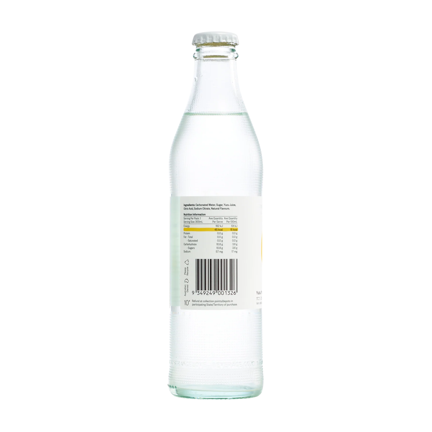 Yuzu Lo-Cal Soda 300ml x 24 - Image 6